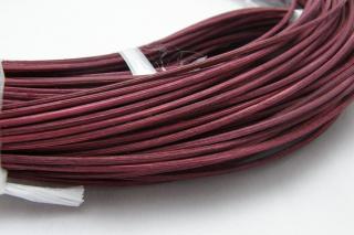 Pedig barvený pr. 2 mm - 125 g fialová tmavá (Pedig barvený pr. 2 mm - 125 g fialová tmavá)