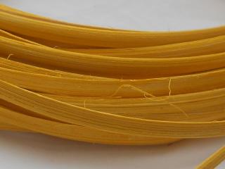 Pedigové šény barvené š. 6 mm - 125 g žlutá (Pedigové šény barvené š. 6 mm - 125 g žlutá)