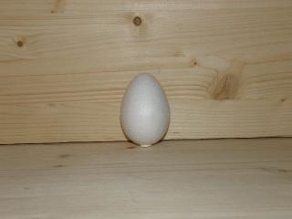 Vajíčko 60 mm - polystyrénový výlisek (Vajíčko 60 mm - polystyrénový výlisek)