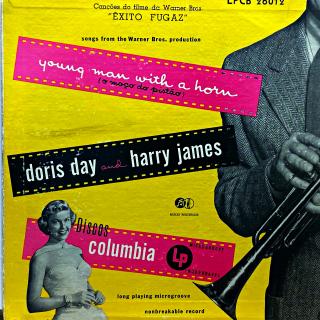 10  Doris Day And Harry James ‎– Young Man With A Horn (Deska je hodně ohraná, mnoho vlásenek i drobné oděrky. Nicméně hraje dobře místy s výraznějším praskotem, ale záznam nepřehlušuje. Obal je pěkný, jen lehce obnošený.)