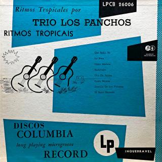 10  Trio Los Panchos ‎– Ritmos Tropicales (Deska je hodně ohraná, mnoho vlásenek. V záznamu výraznější praskot. Obal je pěkný, jen mírně obnošený.)