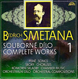 10xLP Bedřich Smetana – Souborné Dílo = Complete Works 1 (Včetně knížky (72 stran) a přílohy s tracklistem v pěkném stavu.)