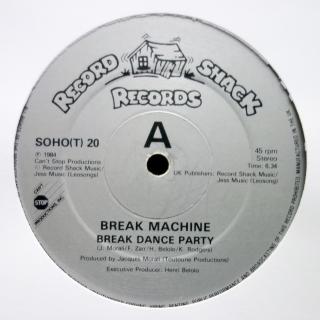 12  Break Machine ‎– Break Dance Party (UK, 1984, Electro, Breaks, Disco)