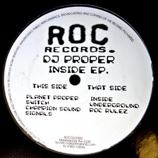 12  DJ Proper ‎– Inside EP. (UK, 2000, Breaks)