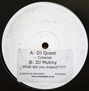 12  DJ Quest / DJ Mutiny ‎– Cybanet / What Did You Expect? (Deska i obal jsou v pěkném stavu.)