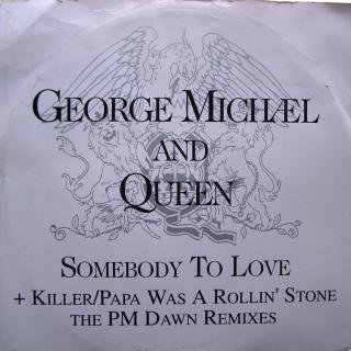 12  George Michael And Queen ‎– Somebody To Love_Killer/Papa Was A Rollin' Stone ((1993))