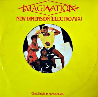 12  Imagination ‎– New Dimension (Electro Mix) (UK, 1983, Giant Single, Electro, Soul, Funk)