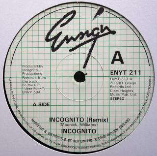 12  Incognito ‎– Incognito (UK, 1981, Soul)