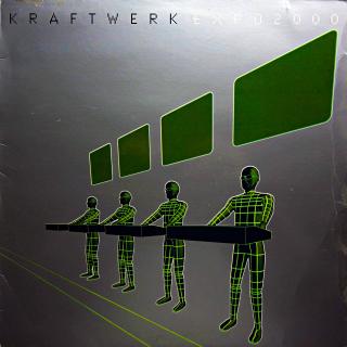 12  Kraftwerk ‎– Expo2000 (Deska trochu ohraná, jemné vlásenky a drobné povrchové oděrky. Nicméně hraje fajn, jen mírný praskot. Obal lehce obnošený.)