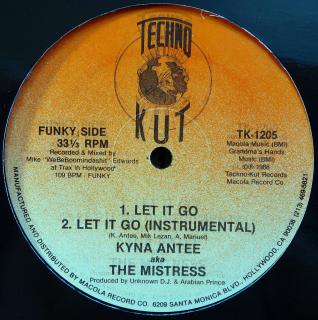 12  Kyna Antee aka The Mistress ‎– Let It Go (Deska v dobrém stavu, jedna menší povrchová oděrka, ale hraje ok.)