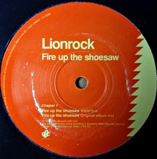 12  Lionrock ‎– Fire Up The Shoesaw (UK, 1996, Breaks, Big Beat, DESKA V HORŠÍM STAVU)