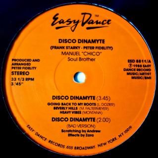 12  Manuel  Chico  Soul Brother ‎– Disco Dinamyte (UK, 1988, Breaks, Jazzdance)