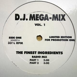 12  Norman Cook ‎– D.J. Mega-Mix Vol. 1 (UK, 1986, Cut-up/DJ, Electro, Hip Hop - Partially Mixed, Limited Edition, Promo, 33 ⅓ RPM )