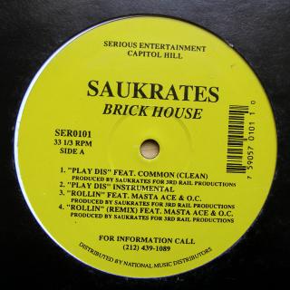12  Saukrates ‎– Brick House EP ((1997) DESKA V HORŠÍM STAVU)