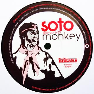 12  Soto ‎– Monkey (UK, 2001, Breaks, VELMI DOBRÝ STAV)