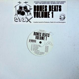 12  Stix Bones ‎– Bones Beats Volume 1 (US, 1998, Hip Hop, Breakbeat, DJ Battle Tool)