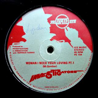 12  The Investigators - Woman I Need Your Loving (UK, Lovers Rock)