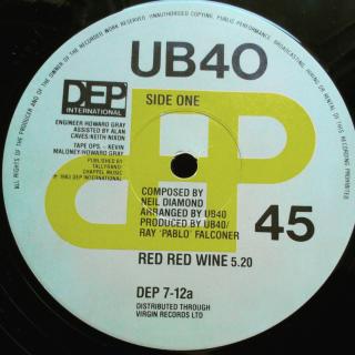 12  UB40 ‎– Red Red Wine ((1983))