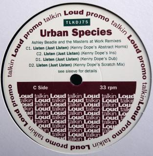 12  Urban Species ‎– Listen (Ashley Beedle &amp; Masters At Work Remixes) (UK, 1994, Acid Jazz, Hip Hop, House, POUZE DISK 2 Z PŮVODNÍHO 2LP )
