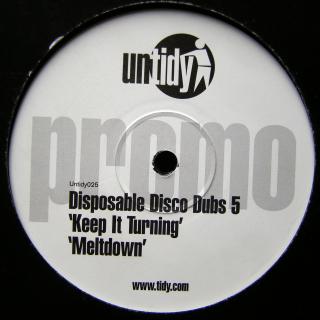 12  Various ‎– Disposable Disco Dubs 5 ((2004))