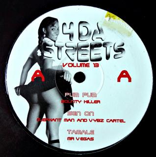 12  Various ‎– For Da Streets - Volume 13 (For Da Streets Series, Unofficial Release, US, Thug Rap, Ragga HipHop, Pop Rap, Dancehall, Rhythm &amp; Blues)