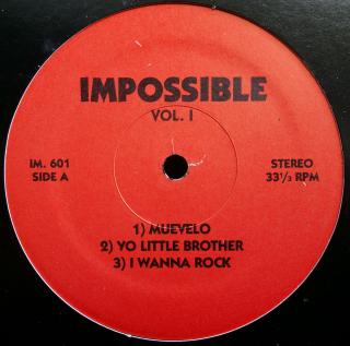 12  Various ‎– Impossible Vol. 1 (Unofficial Release, Ragga HipHop, Reggaeton, Bass Music, VELMI DOBRÝ STAV)