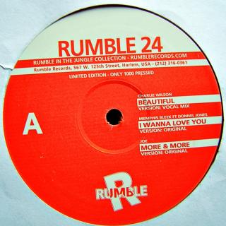 12  Various ‎– Rumble 24 (Červený vinyl, Kompilace, UK, Unofficial, Limited Edition 1000 kusů, Ragga HipHop, RnB/Swing)