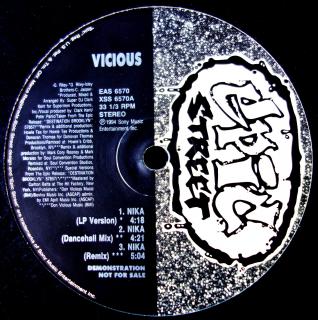 12  Vicious ‎– Nika (US, 1994, Ragga HipHop, Dancehall)