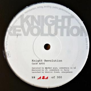 12  WAT ‎– Knight Revolution (France, One Sided, 300 hand-numbered copies, Limited Edition, 2009, Breaks, Electro)