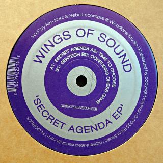 12  Wings Of Sound ‎– Secret Agenda EP (Deska i obal jsou v pěkném stavu.)