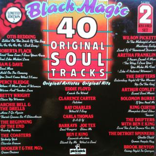 2LP Various ‎– Black Magic: 40 Original Soul Tracks (KOMPILACE (1979) Velice dobrý stav)