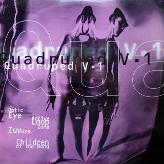 2x12  Various ‎– Quadruped V·1 (Kompilace, UK, 1994, Breakbeat, Trance, Tribal, Downtempo)