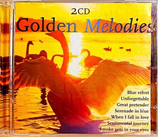 2xCD Unknown Artist – Golden Melodies (Bez originální double krabičky. Oba disky jsou v jedné klasické krabičce viz foto.)