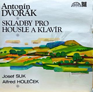 2xLP Antonín Dvořák - Josef Suk / Alfred Holeček – Skladby Pro Housle A Klavir (Včetně přílohy. Rozevírací obal. )