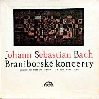 2xLP Bach, Komorní Orchestr Ars Rediviva, M. Munclinger – Braniborské Koncerty (V kartonovém boxu.)