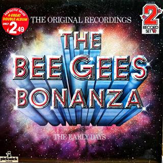 2xLP Bee Gees ‎– The Bee Gees Bonanza - The Early Days (Obě desky jsou v perfektním a lesklém stavu, jako nové. Obě hrají perfektně, výborný a čistý zvuk i v tichých pasážích. Rozevírací obal je téměř v perfektní kondici, jen nepatrné stopy používání.)