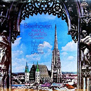 2xLP Beethoven, Bohuslav Martinů Piano Quartet – Piano Quartets (Complete) (Rozevírací obal. Pěkný stav i zvuk.)