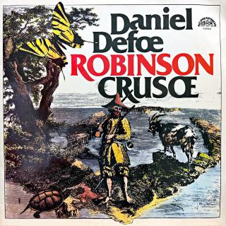 2xLP Daniel Defoe - Robinson Crusoe (Rozevírací obal. Horší stav.)