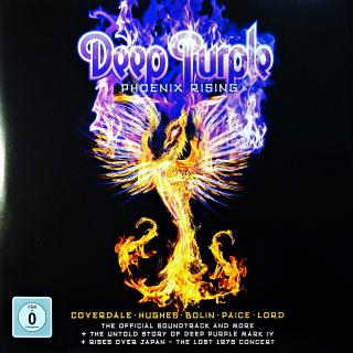 2xLP + DVD Deep Purple ‎– Phoenix Rising (Včetně DVD (dobrý stav, 142 minut, 16:9, Dolby 5.1). Desky i obal jsou ve velmi dobrém stavu. Na deskách jen pár velmi jemných vlásenek proti světlu. Na rozevíracím obalu stopa po odtržené lep pásce, není to nic v
