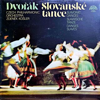 2xLP Dvořák, Zdeněk Košler – Slovanské Tance (Slavonic Dances / Slawische Tän... (Rozevírací obal. Top stav i zvuk! )
