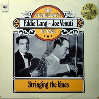 2xLP Eddie Lang &amp; Joe Venuti ‎– Stringing The Blues (KOMPILACE (Netherlands, 1975) ROZEVÍRACÍ OBAL, VELICE DOBRÝ STAV, Swing)