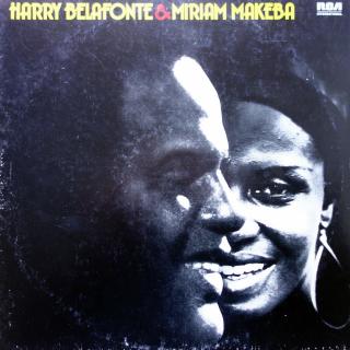 2xLP Harry Belafonte &amp; Miriam Makeba (KOMPILACE, ROZEVÍRACÍ OBAL, DESKY V SUPER STAVU (Germany, 1975, Ballad, Gospel, Afrobeat, Calypso, Folk))