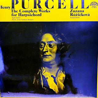 2xLP Henry Purcell - Zuzana Růžičková – The Complete Works For Harpsichord (Rozevírací obal. Top stav i zvuk! )