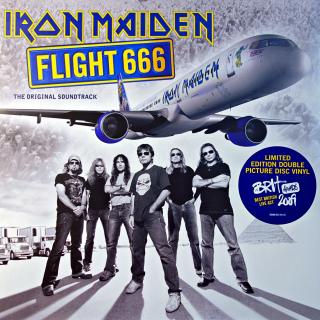 2xLP Iron Maiden ‎– Flight 666 - The Original Soundtrack (Picture Disc. Limited Edition. Rozevírací obal. Velmi dobrý stav)
