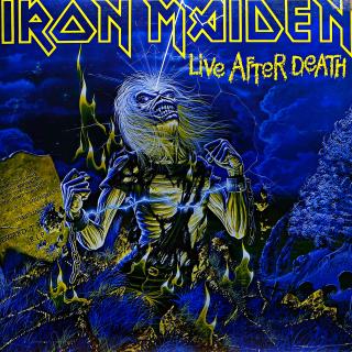 2xLP Iron Maiden – Live After Death (Obě desky jsou v krásném a lesklém stavu, pouze velmi jemné vlásenky. Hrají výborně, bezvadný a čistý zvuk. Rozevírací obal má jen lehce ošoupané hrany. Potisk je všude pěkný a lesklý. Včetně orig. vnitřní obaly s poti