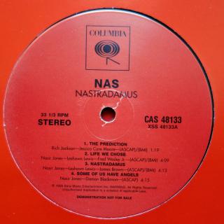 2xLP Nas ‎– Nastradamus (ALBUM (1999) Promo, Clean Version )