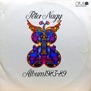 2xLP Peter Nagy ‎– Album 1983-89 (Obě desky jsou mírně ohrané, mnoho jemných vlásenek a pár velmi jemných povrchových oděrek. Hrají fajn, velmi dobrý zvuk, jen v tichých pasážích občas jemný lupanec. Rozevírací obal je lehce obnošený viz foto.)
