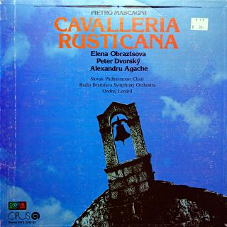 2xLP Pietro Mascagni - Cavalleria Rusticana (V kartonovém boxu včetně brožury (24 stran). Obě desky v pěkném stavu. Box jen lehce obnošený.)