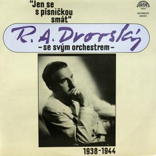 2xLP R. A. Dvorský Se Svým Orchestrem ‎– Jen Se S Písničkou Smát (1938-1944) (Obě desky jsou v krásném a lesklém stavu, jen pár jemných vlásenek. Hrají skvěle, výborný a čistý zvuk. Rozevírací obal je krásný, lesklý a v perfektní kondici.)