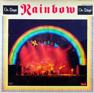 2xLP Rainbow – On Stage (Obě desky jsou mírně ohrané s mnoha jemnými vlásenkami a několika velmi jemnými povrchovými oděrkami. Hrají bezvadně, velmi dobrý zvuk, pouze mírný praskot v tichých pasážích. Rozevírací obal je v pěkném stavu, jen lehce obnošený.